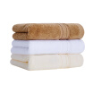 Jingdong Supermarket Jia Bai Xinjiang long-staple cotton towel 3 installed A class white beige brown 34 76cm 130g article 3