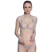 Pill Mummy Breast Breast Underwear Set Pregnant Women Underwear Striped Lace Front Bake Pregnant Women Underwear B7076 Foundation Gray Stripe 95C