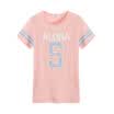 Semir Semir short sleeve T-shirt summer ladies round neck letters printed straight t-shirt Korean version 12216000038 ice blue M