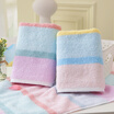 Gold towel home textile pure cotton color wash face towel fresh&elegant three purple brown blue 85g Article 72 34cm
