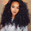 Indian Curly Virgin Hair 4 Bundles Kinky Curly Raw Virgin Indian Deep Curly Hair 8A Unprocessed Virgin Indian Curly Hair 4pcs