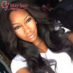Cy May Hair Malaysian Body Wave 4 Bundles Human Hair Extensions Tissage Malaysian Wavy Remy Hair Bundles
