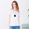 Red Bean IDF Women &39s Colorful City Short Sleeve T - Shirt FTD7210B 04 White 160 84A