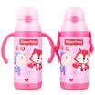 Fisher-Price cup children&39s straw cups male&female students stainless steel kettle dual-use set to send back with 400ML blue