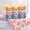Jingdong Supermarket Xin Brand Towel Home Textiles Cotton Thickening Athena Adult Comfortable Soft Bath Towel 1 Pack Pink 400g Article 70 140cm
