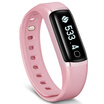 Relaxed fashion version bracelet ziva cowhide wristband smart movement recognition 24 hours continuous heart rate monitoring scientific sleep monitoring information call to remind rose gold