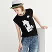 Yixiang Liying 2017 summer new short-sleeved T-shirt 160431209 black XL