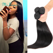 Top Fashion Brazilian Virgin Hair Straight 100 brazilian Human Hair Weave Bundles Unprocessed Hair Weft Free Shipping