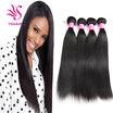 Peruvian Virgin Hair Straight 4 Bundles Straight Peruvian Hair Bundles 100gpc Human Hair Extensions Peruvian Straight Hair
