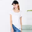 Red bean IDF women&39s simple print fashion T-shirt female FTD7201B 04 white 165 88A