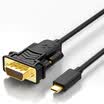 Yamazawa SAMZHE Type-C to VGA conversion cable USB31 turn vga adapter Apple MacBook connection TV projector data cable 2 m black TPC-VG20