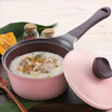Jingdong Supermarket Neoflam ceramic milk pot non-stick pot baby food pot small soup pot stew pot bottom induction cooker general EC-AD-S18I pink 18CM
