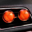 CarSetCity cue fragrant ball car with car air outlet perfume aromatherapy car decoration supplies pendant decoration sunlight orange dress