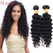 8A Mink Brazilian Deep Curly Brazilian Hair 4 Bundles Brazilian Deep Wave Human Hair Extensions