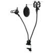 Mobile phone K song live universal microphone stand