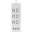 Breeze QF-K8C full length of 18 meters three holes four USB with child protection door control switch converter socket plug plug board drag board