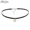 BAFFIN Simple Round Crystals From SWAROVSKI Elements Choker Necklace Rope Chain Bib Necklaces For Women Vintage Jewelry Gift
