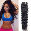 8A Brazilian Deep Wave Virgin Hair 4 Bundles Unprocessed Brazilian Curly Virgin Hair Brazilian Hair Soft Human Hair Deep Wave