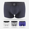 Arctic cashmere men&39s underwear men&39s flat pants solid color 95 long-staple cotton blanket comfortable breathable four corners underwear gift box 4 boxed XL code 175100