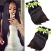 Unprocessed Brazilian Virgin Hair Straight 3 Bundle Deals 100 Original Human Hair Weave 8A Grade Brazilian Hair Weave Bundles