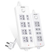 Deli 33352 new national standard socket set 8 3 m 4 2 m total control switch plug plug board wiring board row plug drag line board