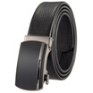 Goldlion Mens Belt Mens Pants Automatic Buckle Belt Casual Fashion Mens Belt Black MS725407-46291 110-120CM