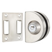 MODERN glass single swing bolts anti-theft door lock Free-opening installation stainless steel door lock