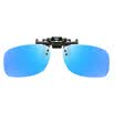 Three Polarized Mirror Clamp Sunglasses Myopia Driving Mirror Clamp Sunglasses Male & Female Driver Glasses 2001 Blue Film Large