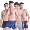 BXMAN men&39s underwear men&39s flat pants cotton knitted loose underwear Arro pants to increase the size of four pants business printing four 185XXL