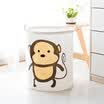 YouFen household laundry basket change clothes storage basket fabric folding hamper clothing toys storage small monkey