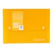 KOKUYO KOKUYO high transparent office bag document book pocket file book loose-leaf folder organ bag A4E 13P yellow WCN-TDF6110Y