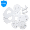 IT-CEO V716 child safety socket protection cover anti-shock insulation socket cover safety cover 2-phase 3-phase set white