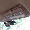 Hua ornaments auto supplies cd clip sun visor set multi-function cd package car cd package disc set clip storage disc set temporary stop sign beige