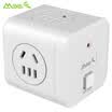 Maya MAYA creative cube a turn four socket plug board board business travel home office for lightweight portable SY1-4MF