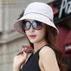 Siggi CM89051 hat female summer Korean version of the sun shade sunscreen beach hat travel foldable anti-UV sun hat