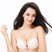 UQUEE lace invisible bra black A cup wedding deep V small chest gather chest paste bra bride milk paste swimwear underwear thin section