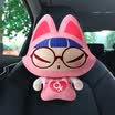 Pull the cat ZhuaiMao car headrest car with neck pillow glasses female M14-QCT-006 single pink