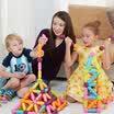 New Qi sense of the mane plush children children assembled blocks early education puzzle soft gum baby spelling thorn toys 108PCS