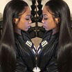 7A Indian Virgin Hair 3 Bundles Straight Human Hair Virgin Indian Straight Hair Unprocessed Indian Virgin Hair Straight