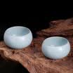 Jingdong Supermarket Dong Ru Ru Kung Kung Fu Cup Mid-Autumn Festival gift owner cup cups cup cup blue sky green cup of cups can open gold