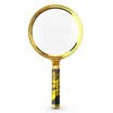 Paulone 5 times high-end handheld led light magnifying glass 90MM optical lens reading appreciation collection magnifying glass 77337B-90