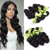 Beauty Peruvian Loose Wave Virgin Hair 3 Bundles 7A Grade Unprocessed Wet And Wavy Virgin Hair Peruvian Hair Loose Weave Bundles
