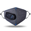 Purely cloth pear fresh mask PM25 anti-haze pollen dust-proof electric air breathing valve breathable purifier classic black