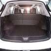 Huashi Honda CRV trunk mat 17 new crv full surrounded by car leather trunk mat crv special tail box mat crv modified interior accessories 6 piece set business black