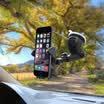 Love an ianttek A20 long pole automatic lock car phone holder sucker mobile phone bracket car outlet mobile phone stent lazy stent white