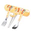 Sakura Enssu children&39s stainless steel food supplement tableware combination baby tableware training learning chopsticks practice spoon baby learn spoon ES3110