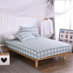 Yingxin textile cotton bedding high count of high-density bed Li slip cotton mattress double 15 meters bed Jin Shang red