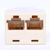 Shanze SAMZHE SZ-8002 cable one sub-two transfer box extender 1 minute 2 broadband network tee splitter RJ45 cable connector cable through