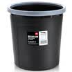 Deli 9189 solid iron net office home round basket trash cans φ295mm large black