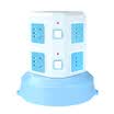 Breeze kyfen QF-L012 two-story eight-bit five-hole multi-switch anti-overload socket new national standard length of 3 meters